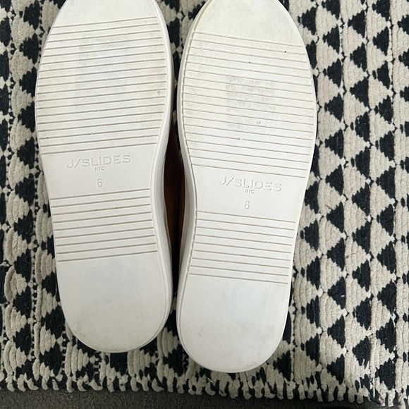 J/SLIDES Tan Waterproof Suede Platform Boots - Picture 4 of 5